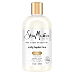 Shea Moisture Daily Hydration Shampoo Virgin Coconut Oil for All Hair Types Sulfate-Free 13 oz