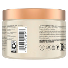 SheaMoisture Shea Sugar Body Scrub For Nourish And Replenish Skin Virgin Coconut Oil Daily Hydrating Body Scrub With 24h Shea Moisture Nutrients 12 oz