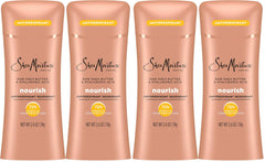 SheaMoisture Antiperspirant Deodorant Stick Moisturizing Raw Shea Butter & Hyaluronic Acid for 48HR Sweat & Odor Protection with No Parabens-& No Mineral Oil 2.6 oz,(Pack of 4)