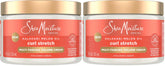 SheaMoisture Curl Stretch Multi-tasking Volume Cream Kalahari Melon Oil and a Tropical Vacation Scent With Hydrating Hyaluronic Serum, Defines Type 4 Curls For Days 11 Fl Oz, (Pack of 2)