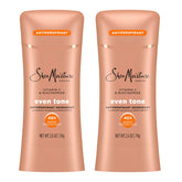 SheaMoisture Antiperspirant Deodorant Stick Even Tone Vitamin C & Niacinamide 2 Count for 48HR Sweat & Odor Protection with No Parabens & No Mineral Oil 2.6 oz