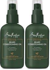 SheaMoisture Beard Conditioning Oil for a Full Beard Maracuja Oil and Shea Butter to Moisturize and Soften 3.2 oz,(Pack of 2)
