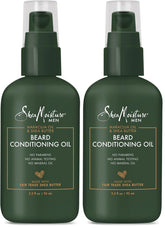 SheaMoisture Beard Conditioning Oil for a Full Beard Maracuja Oil and Shea Butter to Moisturize and Soften 3.2 oz,(Pack of 2)