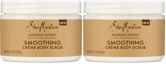 SheaMoisture Smoothing Body Scrub Manuka Honey To Reduce Rough Skin Exfoliating Body Scrub with Fair Trade Shea Butter 11.3 oz (Pack of 2)