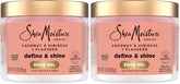 SheaMoisture Define&Shine Edge Gel + Flaxseed Coconut&Hibiscus Holds and Controls Edges All Day Infused With Glycerin,Coconut Oil and an Invigorating Sweet Scent Paraben-Free Hair 3.5 OZ,(Pack of 2)