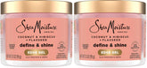 SheaMoisture Define&Shine Edge Gel + Flaxseed Coconut&Hibiscus Holds and Controls Edges All Day Infused With Glycerin,Coconut Oil and an Invigorating Sweet Scent Paraben-Free Hair 3.5 OZ,(Pack of 2)
