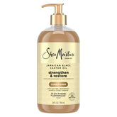 Shea Moisture Strengthen & Restore Conditioner Jamaican Black Castor Oil for Damaged Hair Paraben-Free 24 Fl oz