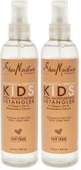 SheaMoisture Detangler Conditioner, 8 oz, Pack of 2 | Kids | Curly Hair | Coconut and Hibiscus | Extra Moisturizing