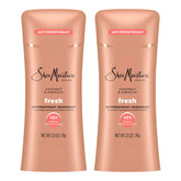 SheaMoisture Antiperspirant Deodorant Stick Fresh Coconut & Hibiscus 2 Count for 48HR Sweat & Odor Protection with No Parabens & No Mineral Oil 2.6 oz