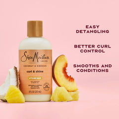 Coconut Hibiscus Curl Style Milk by Shea Moisture for Unisex - 8 oz Cream