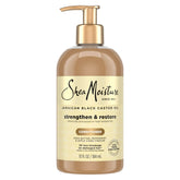 Shea Moisture Conditioner Pure Jamaican Black Castor Oil To Intensely Smooth And Nourish Hair With Shea Butter, Peppermint And Apple Cider Vinegar 13 Oz