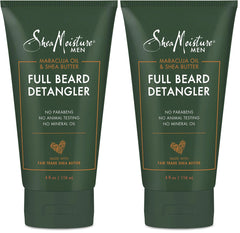 SheaMoisture Beard Conditioner,Full Beard Detangler for Full Beards,Maracuja Oil and Shea Butter,Paraben Free,4 oz,(Pack of 2)