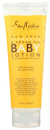 SheaMoisture Baby Lotion for Dry Skin and Clear Skin Raw Shea, Chamomile and Argan Oil with Shea Butter 8 oz