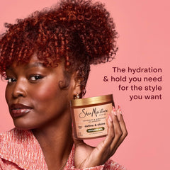 SheaMoisture Define&Shine Styling Gel+Flaxseed 12ct Coconut&Hibiscus Hydrates,Holds Your Style All Day Infused With Glycerin,CoconutOil an Invigorating Sweet Scent ParabenFree Frizz Control Gel 15OZ