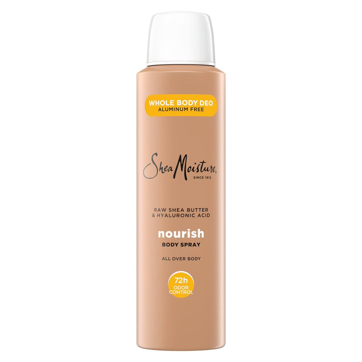 SheaMoisture All Over Body Deodorant Spray for Women Raw Shea Butter & Hyaluronic Acid Aluminum Free 4oz