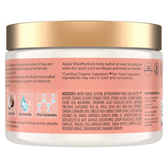 SheaMoisture Illuminating Body Butter with Coconut & Hibiscus, Niacinamide and Pro-Ceramides, Renewing Skin’s Natural Glow, 48H Moisturizing 11.5 oz,(Pack of 2)