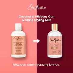 Coconut Hibiscus Curl Style Milk by Shea Moisture for Unisex - 8 oz Cream