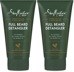 SheaMoisture Beard Conditioner,Full Beard Detangler for Full Beards,Maracuja Oil and Shea Butter,Paraben Free,4 oz,(Pack of 2)