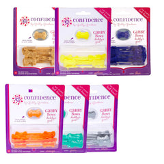 Confidence - GaBBY Bow Daddy's Girl Design - Patented Non-Slip Barrettes – 60 Pack – 6 Bow Colors