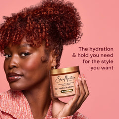 SheaMoisture Define&Shine Styling Gel+Flaxseed 12ct Coconut&Hibiscus Hydrates,Holds Your Style All Day Infused With Glycerin,CoconutOil an Invigorating Sweet Scent ParabenFree Frizz Control Gel 15OZ
